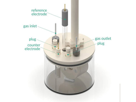 Microvacuum Eqcm Cell Setup For Qsh-Dip Sensor Holder, Electrochemical Products, Redox.me, MSE Supplies