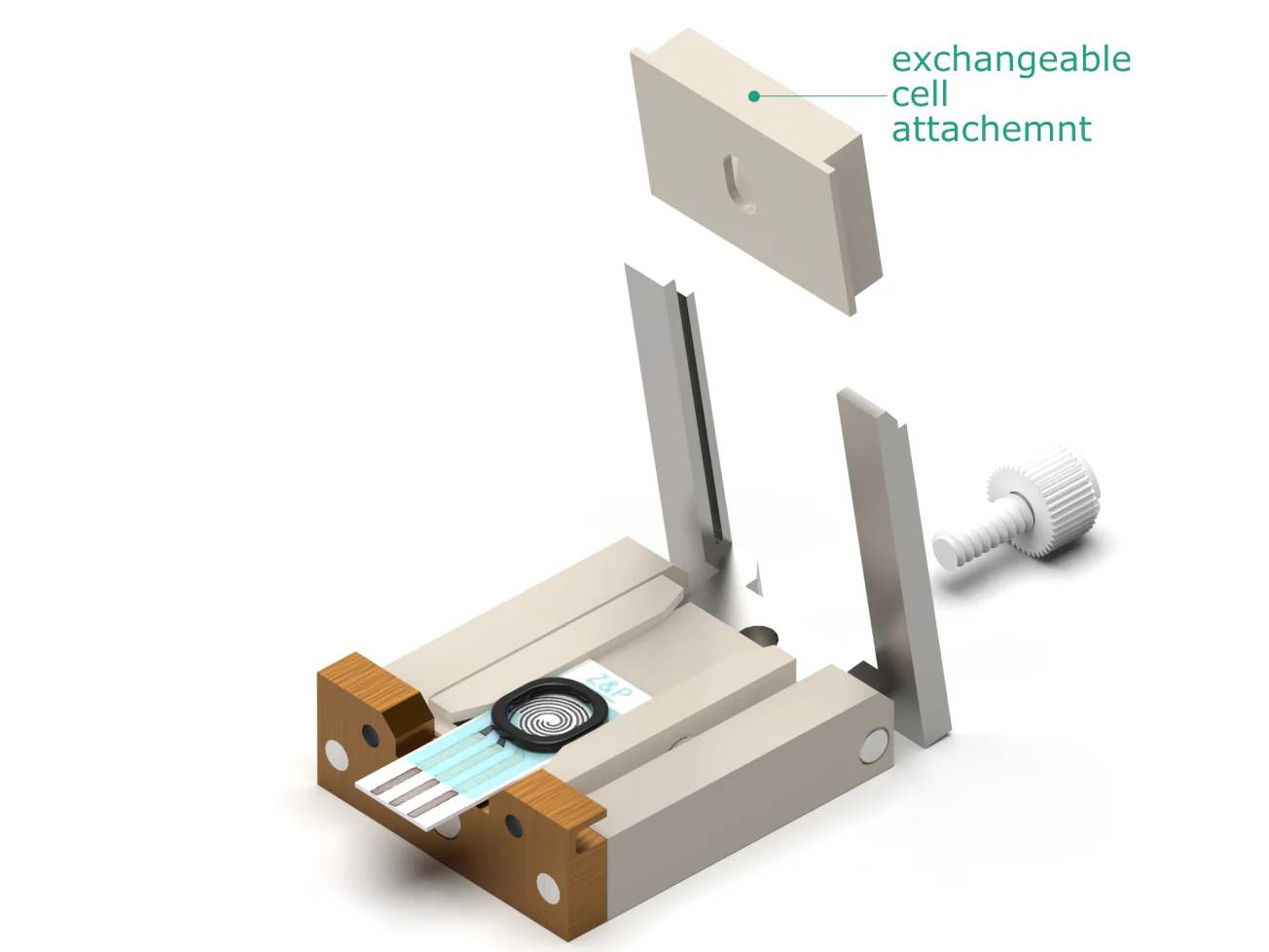 Screen-Printed Electrode Holder - Spe W: 7-10.2 Mm, H: 0.05-0.7 Mm, L>20 Mm, Electrochemical Products, Redox.me, MSE Supplies
