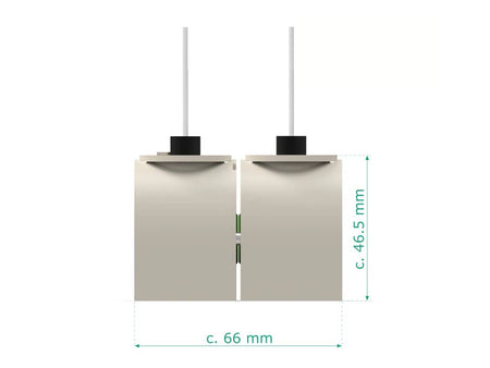 Magnetic Mount Electrochemical H-Cell, Electrochemical Products, Redox.me, MSE Supplies