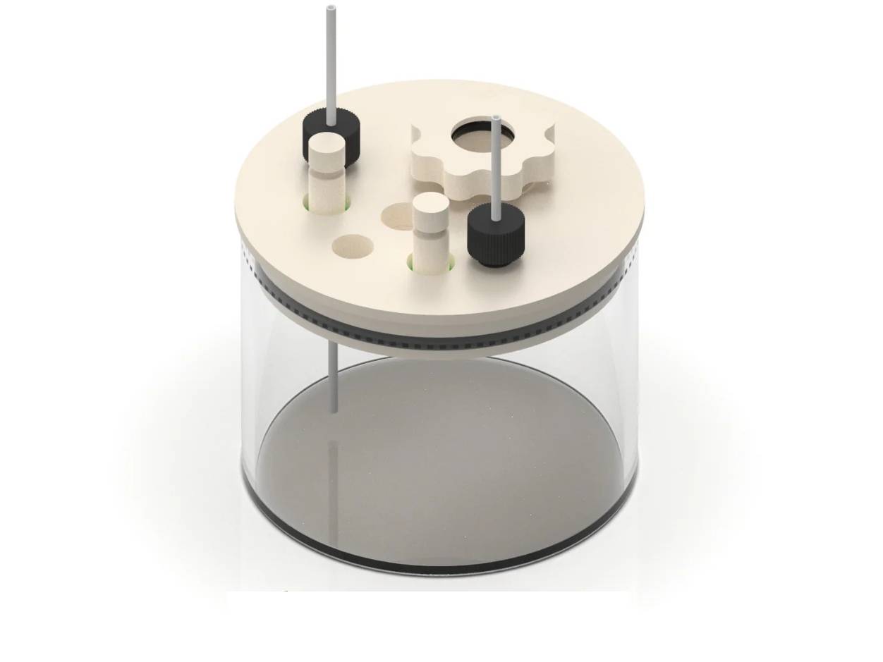 Microvacuum EQCM Cell For QSH-Dip Sensor Holder – MSE Supplies