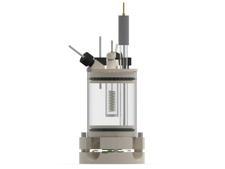 Two-Compartment Bottom Mount Electrochemical Cell 50 Ml, Electrochemical Products, Redox.me, MSE Supplies