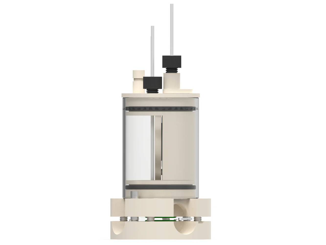 Bottom Mount Electrochemical H-Cell 50 Ml, Electrochemical Products, Redox.me, MSE Supplies