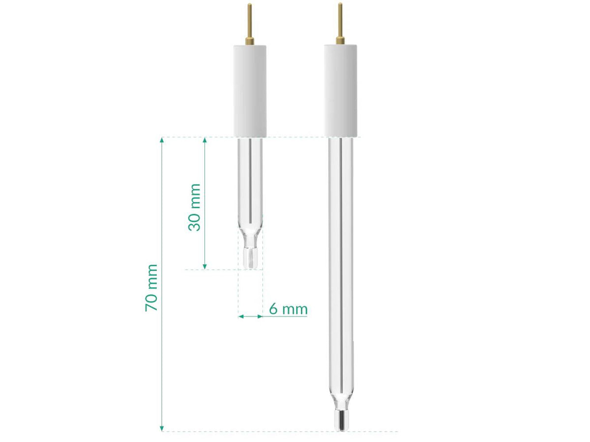 Non-Aqueous Silver / Silver Ion Refillable Reference Electrode - 6 MM Dia., Electrochemical Products, Redox.me, MSE Supplies