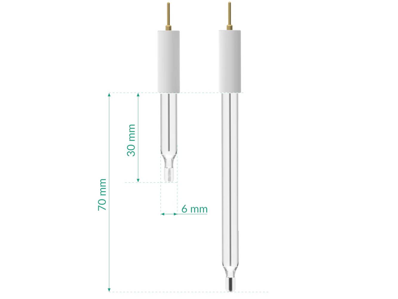 Non-Aqueous Silver / Silver Ion Refillable Reference Electrode - 6 MM Dia., Electrochemical Products, Redox.me, MSE Supplies