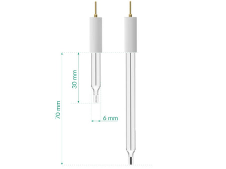 Non-Aqueous Silver / Silver Ion Refillable Reference Electrode - 6 MM Dia., Electrochemical Products, Redox.me, MSE Supplies