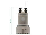Bottom Mount Front Contact Electrochemical H-Cell, Electrochemical Products, Redox.me, MSE Supplies
