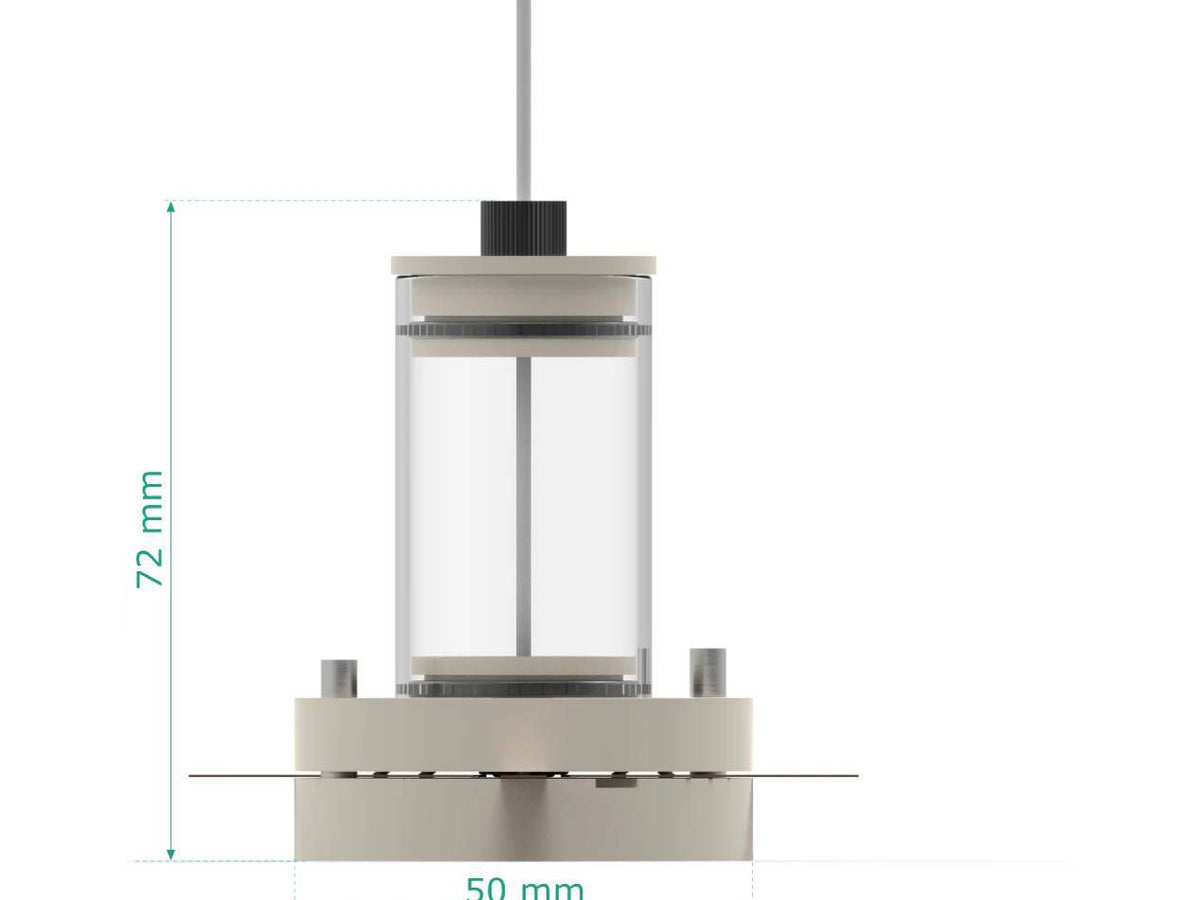 Van Der Pauw Bottom Mount Electrochemical Cell, Electrochemical Products, Redox.me, MSE Supplies
