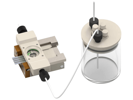 Raman Ec Flow Cell Attachment For Spe Holder, Electrochemical Products, Redox.me, MSE Supplies