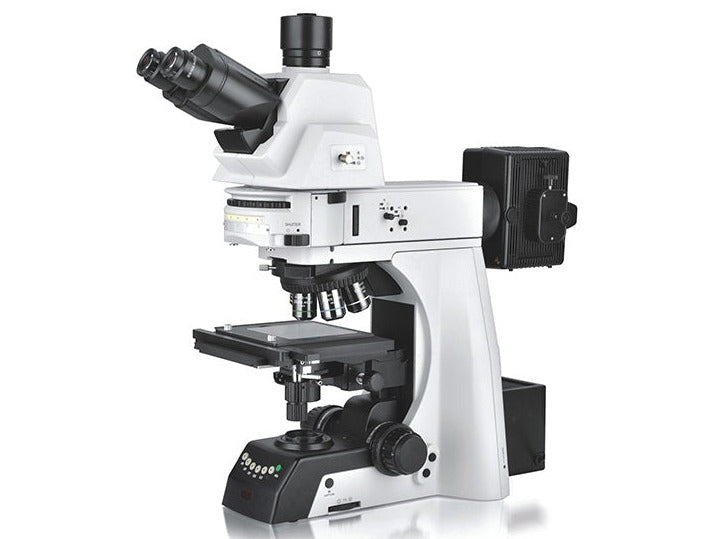 MSE PRO Laboratory Upright Metallurgical Microscope, Transmitted and Reflected Illumination System, Biological Microscopes, MSE Supplies LLC, MSE Supplies