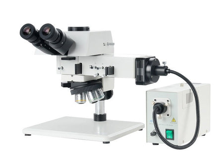MSE PRO Advanced Trinocular Inverted Metallurgical Microscope (Bright Field and Dark Field, with ECO Function), Biological Microscopes, MSE Supplies LLC, MSE Supplies