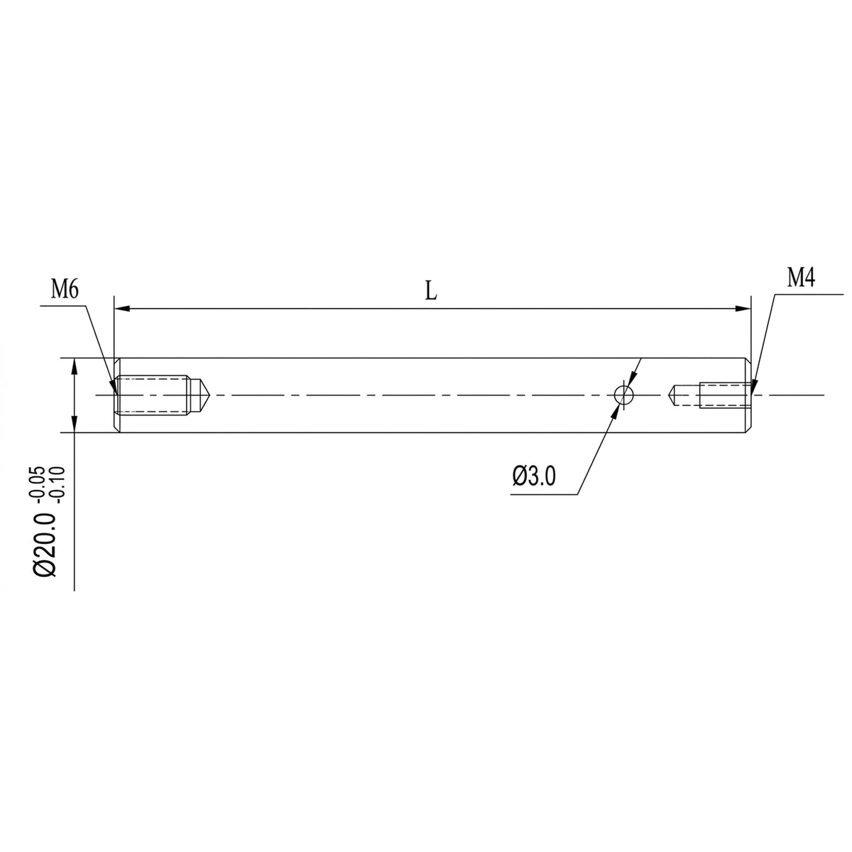MSE PRO LSZG2-75 Optical Post and Post Holders