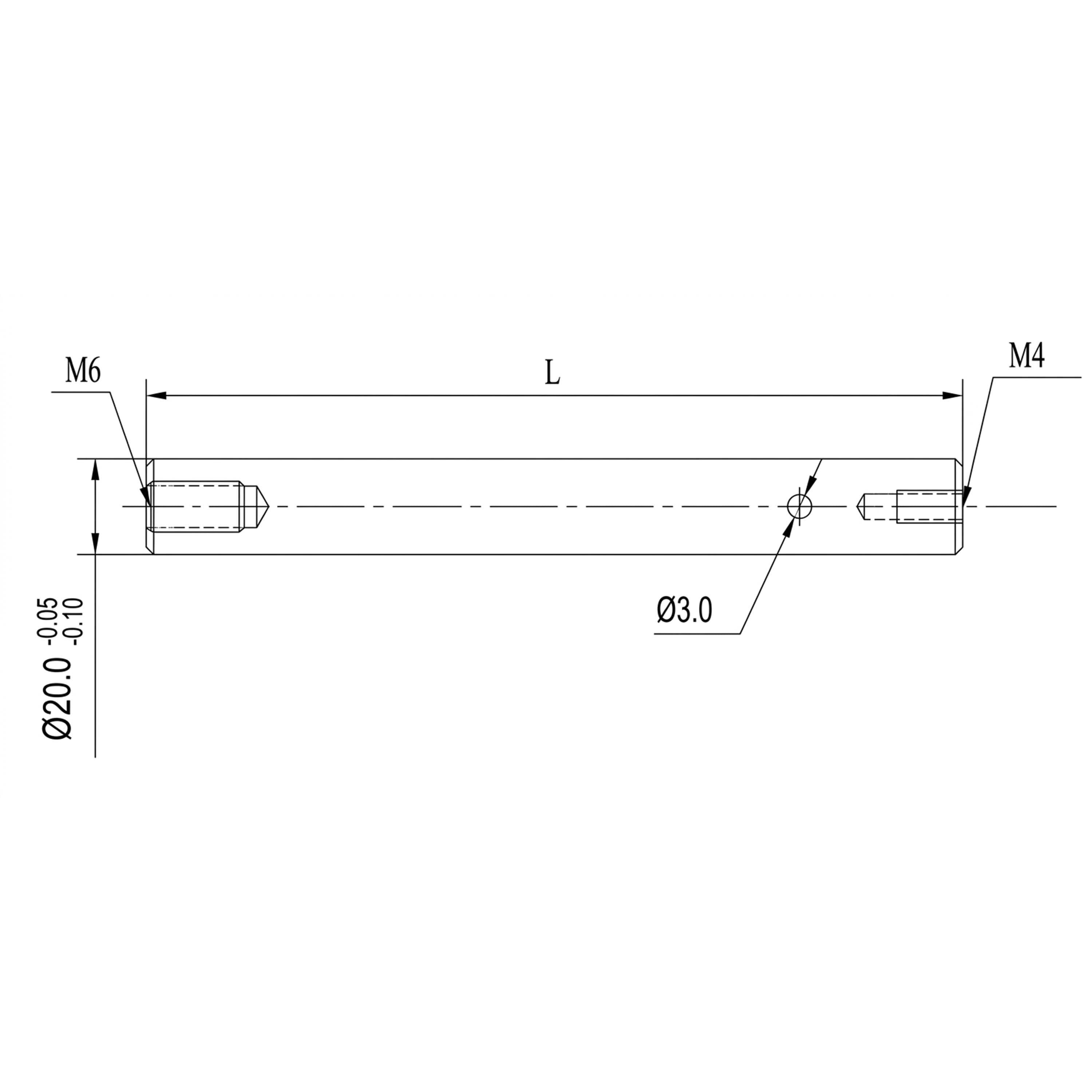 MSE PRO LSZG2-75 Optical Post and Post Holders