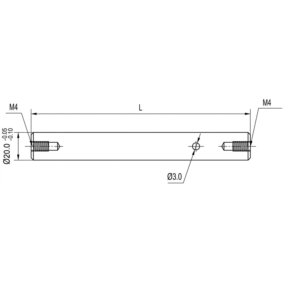 MSE PRO LSZG4-25 Optical Post and Post Holders