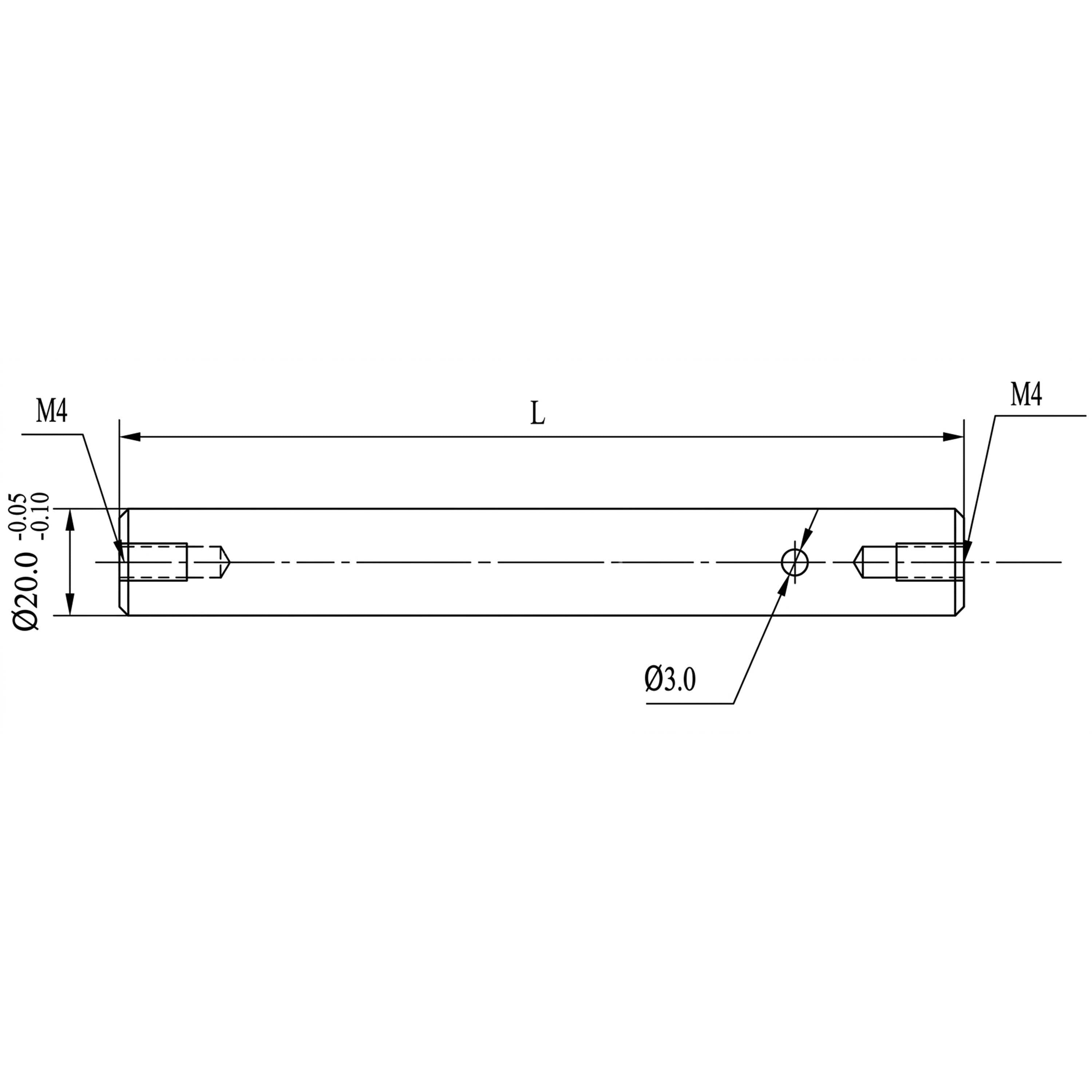 MSE PRO LSZG4-50 Optical Post and Post Holders