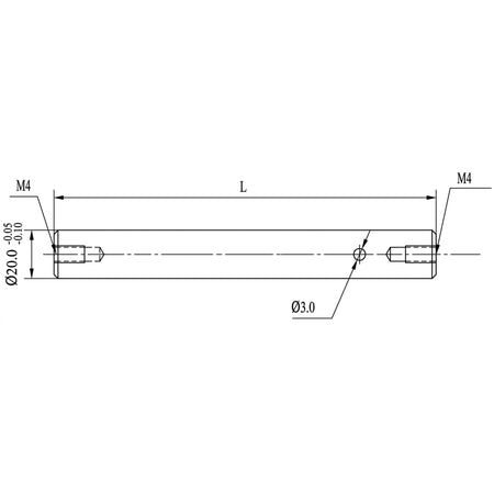 MSE PRO LSZG4-150 Optical Post and Post Holders
