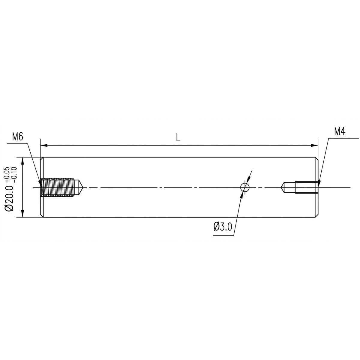 MSE PRO LSZG5-25 Optical Post and Post Holders