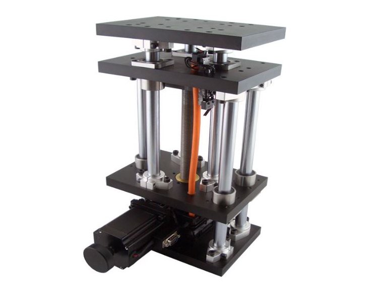 MSE PRO Stepper Motorized Vertical Stage (100 mm Travel, 1 μm Resolution, 20 kg Load) - Optics - MSE Supplies LLC - MSE Supplies