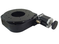 MSE PRO Stepper Motorized Aluminum Alloy Rotation Stages (Angle 360°, φ200mm) with Servo Motor - MSE Supplies LLC