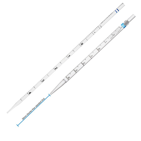 Short Serological Pipettes, 230mm, 5mL, strl, 200/cs