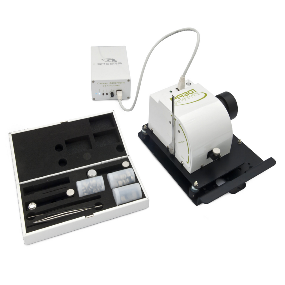 Ultra-high performance photoacoustic detector for solid, semi-solid and liquid samples