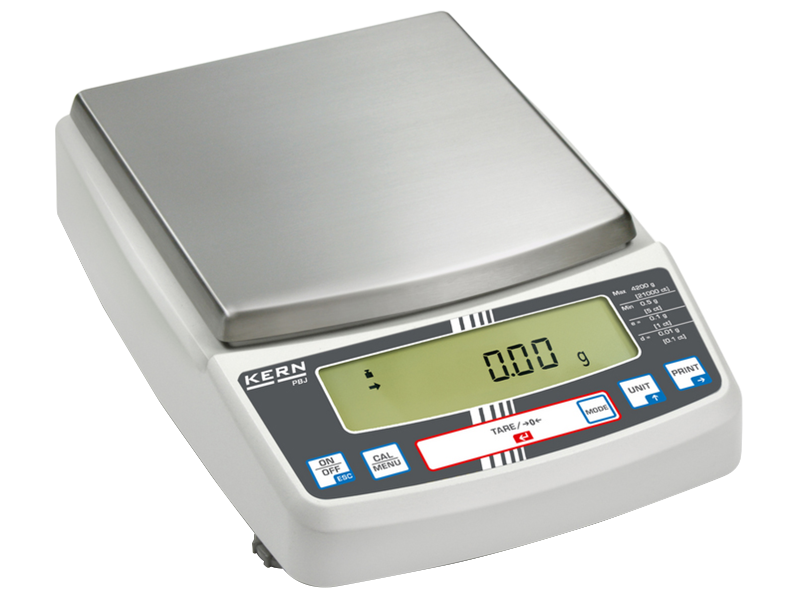 Kern PBJ Series Precision Balance with Automatic Internal Adjustment, Balances and Scales, Kern, MSE Supplies