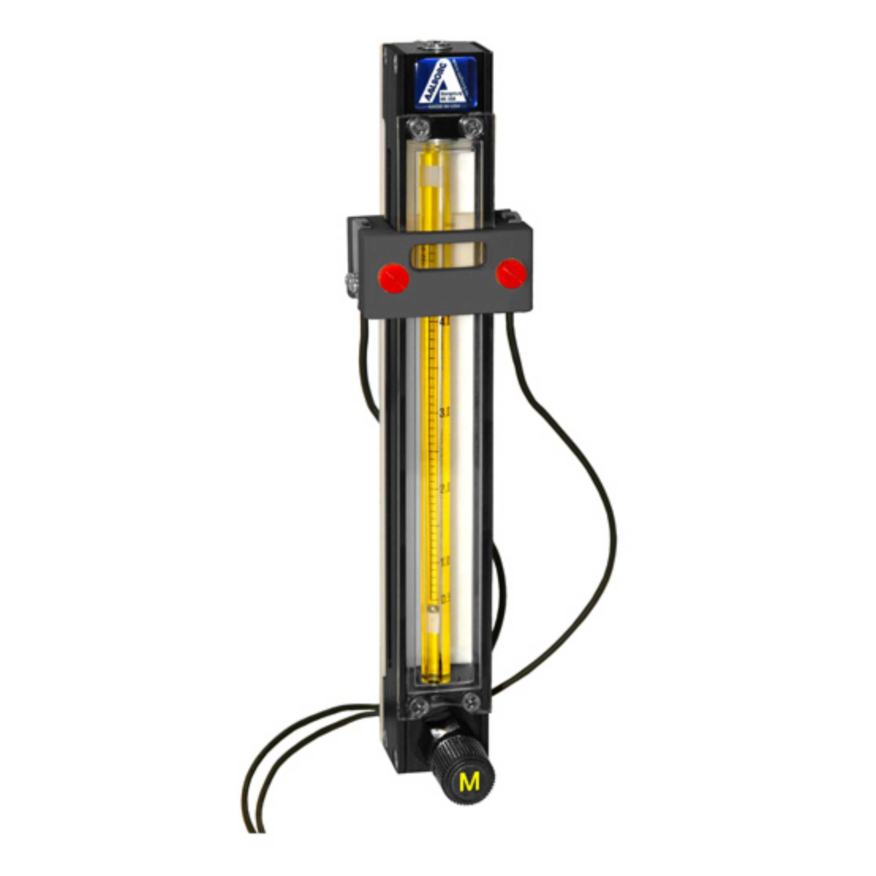 Aalborg P-Meter 1-Tube 65 mm Aluminum CV Inlet Buna-N Seals 1/8" FNPT - 1000ml/Min (Air)