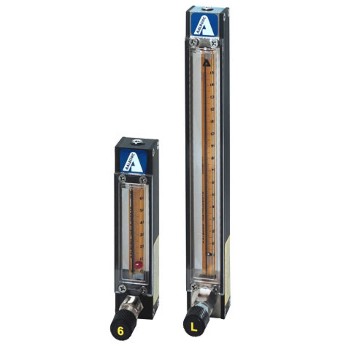 Aalborg P-Meter 1-Tube 150 mm Aluminum CV Inlet Buna-N Seals 1/8" FNPT (60l/Min. Air)