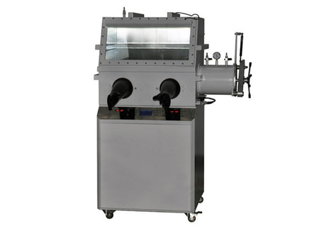 MSE PRO 25-Ton Vacuum Heated Lab Press (300°C, 200x200mm Dual Plates) with Glove Box, Pellet Press Die Set, MSE Supplies LLC, MSE Supplies