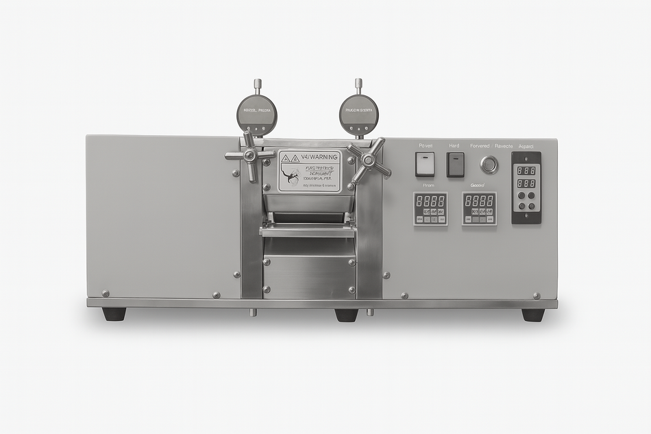 MSE PRO Benchtop Electric Hot Roller Press (up to 120°C) with Variable Speed for Electrode Sheet Calendering (Ar Glovebox Compatible), Battery Equipment, MSE Supplies LLC, MSE Supplies