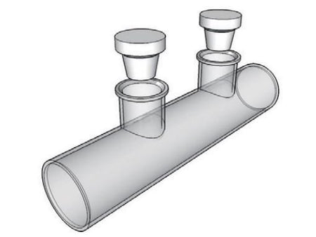 MSE PRO Cylinder Type Cuvettes With Stopper, 100mm Path Length, ES Quartz Glass (190 nm - 2500 nm), Laboratory Spectrometers and Spectrophotometers, MSE Supplies LLC, MSE Supplies