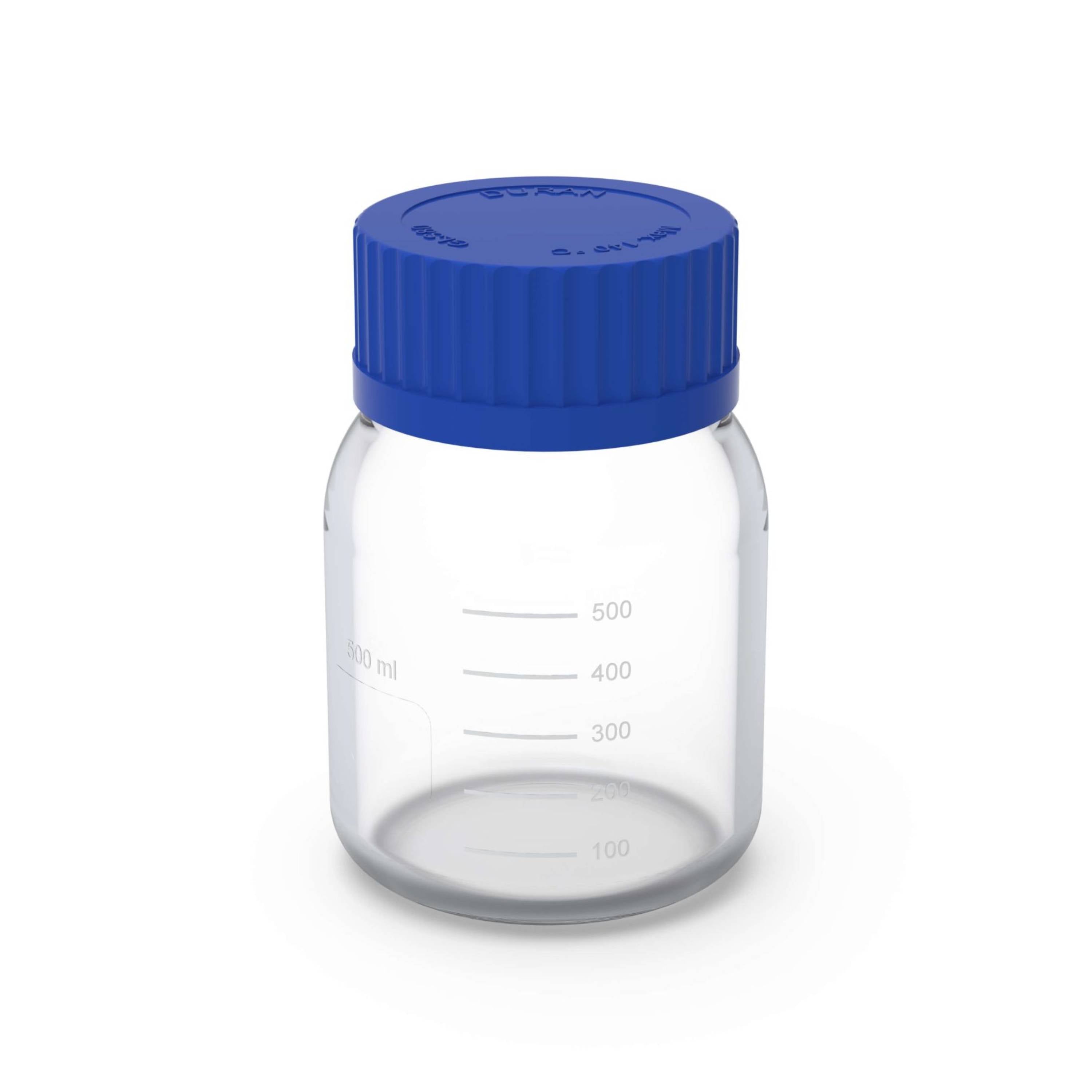 b.safe Laboratory Flasks (GLS 80, 500 ml ) (PP/Glas )