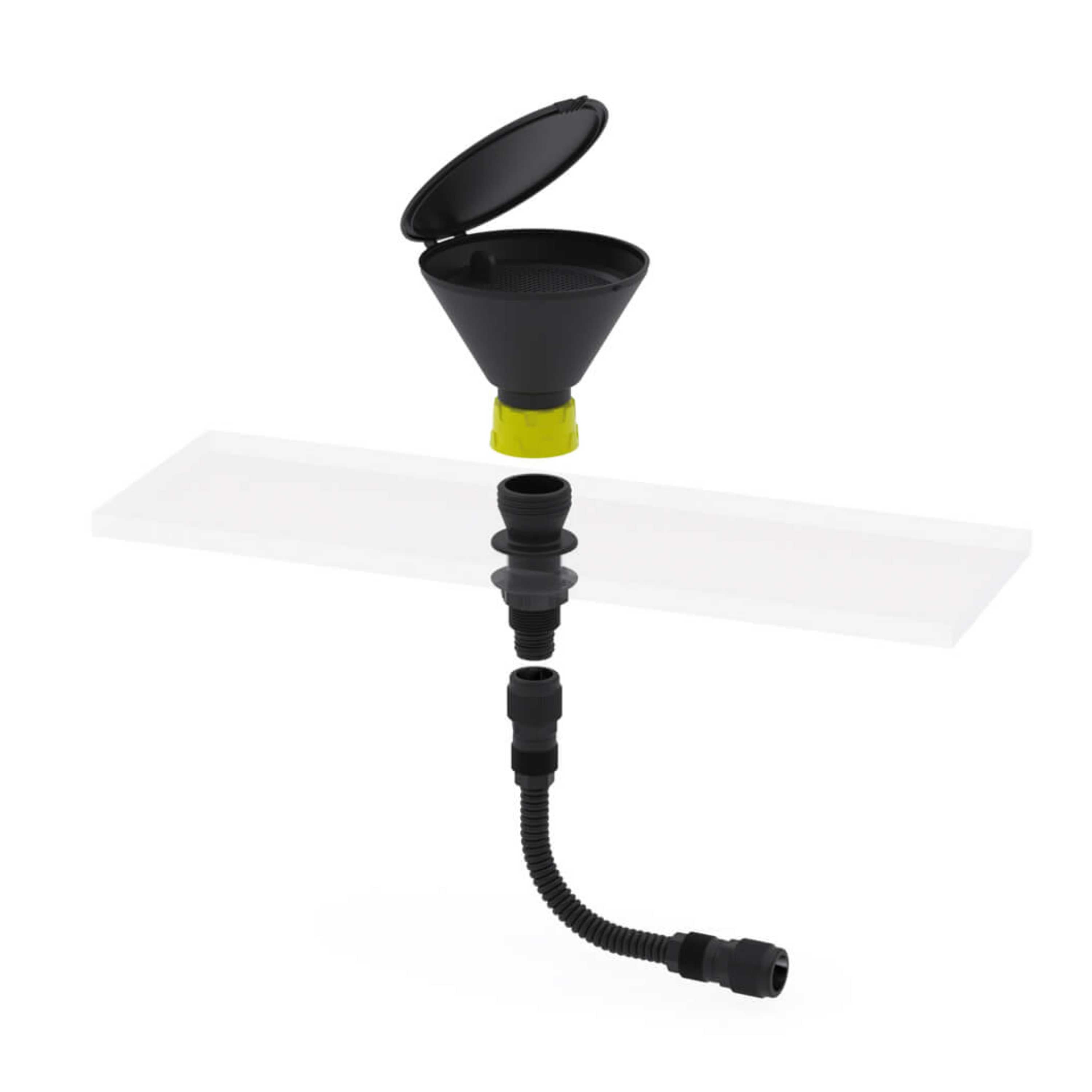 b.safe Desktop Mount GL45 (1x GL 45 (m), 1x G 1/2" (f) ) (PE-EX )
