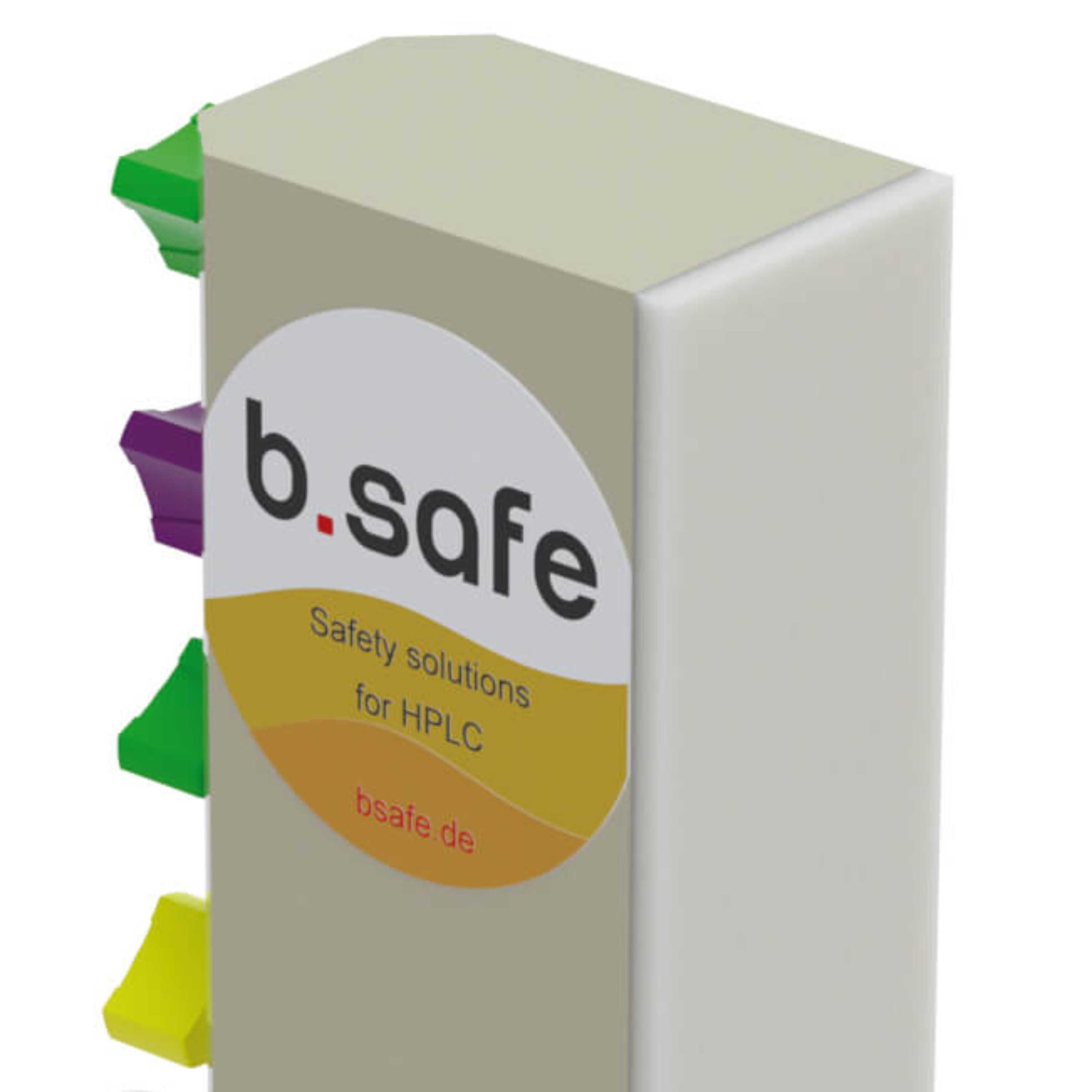 b.safe Desktop Collector (8x UNF1/4", 5x NPT1/8" ) (PP/PFA )