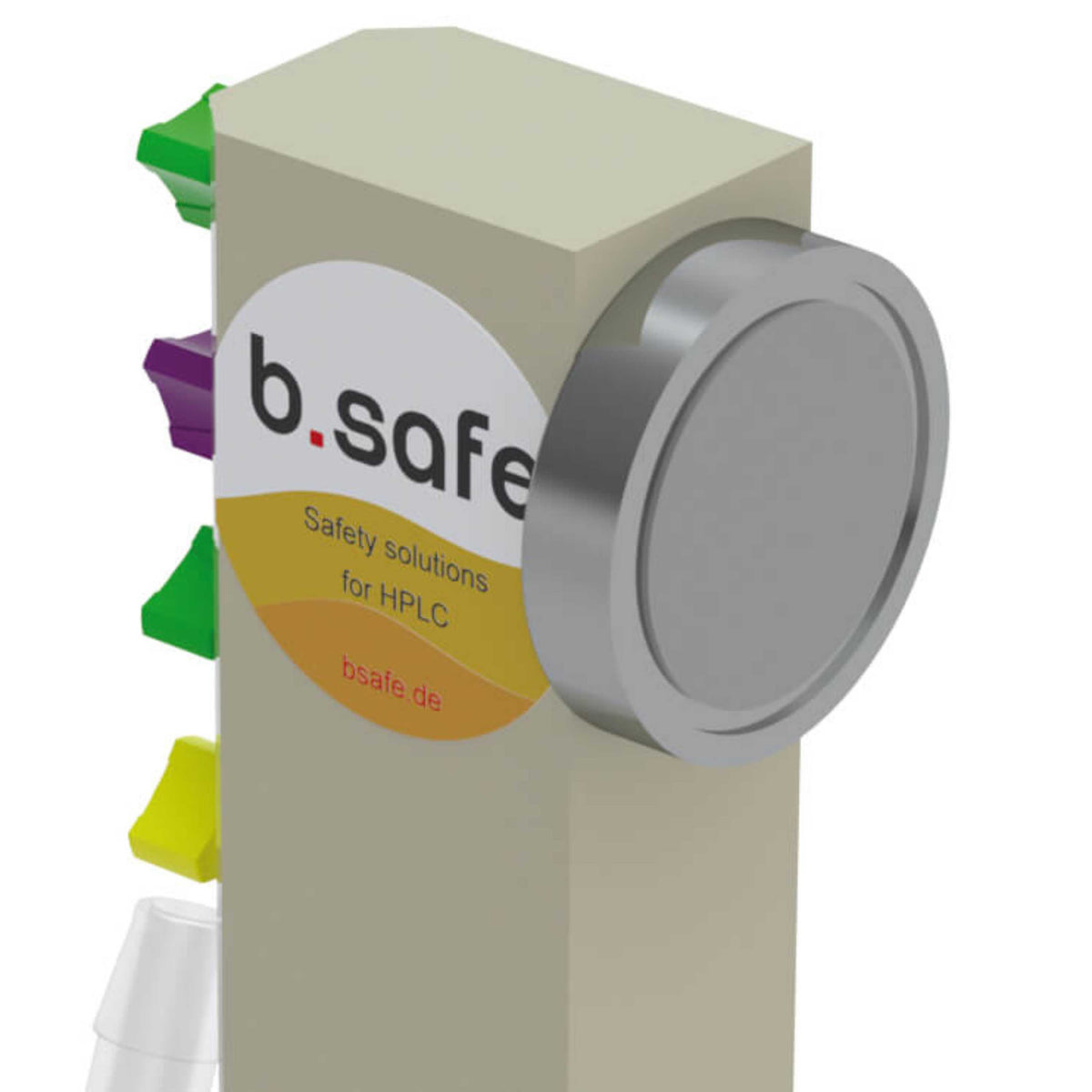 b.safe Desktop Collector (8x UNF1/4", 5x NPT1/8" ) (PP/PFA )