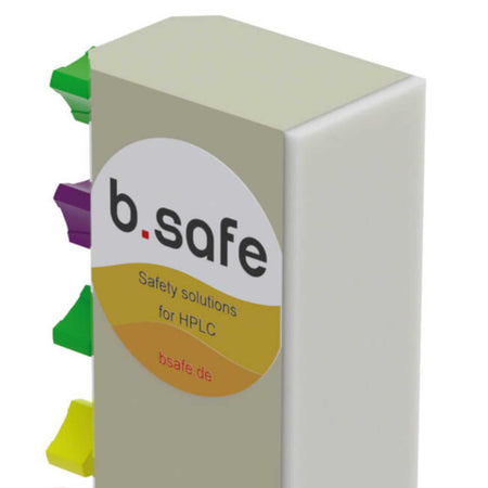 b.safe Desktop Collector (8x UNF1/4", 5x NPT1/8" ) (PP/PFA )