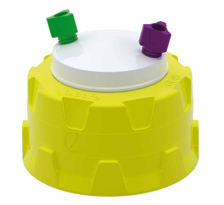 b.safe System Caps GL45 (2x UNF 1/4" ) (PTFE/PP )