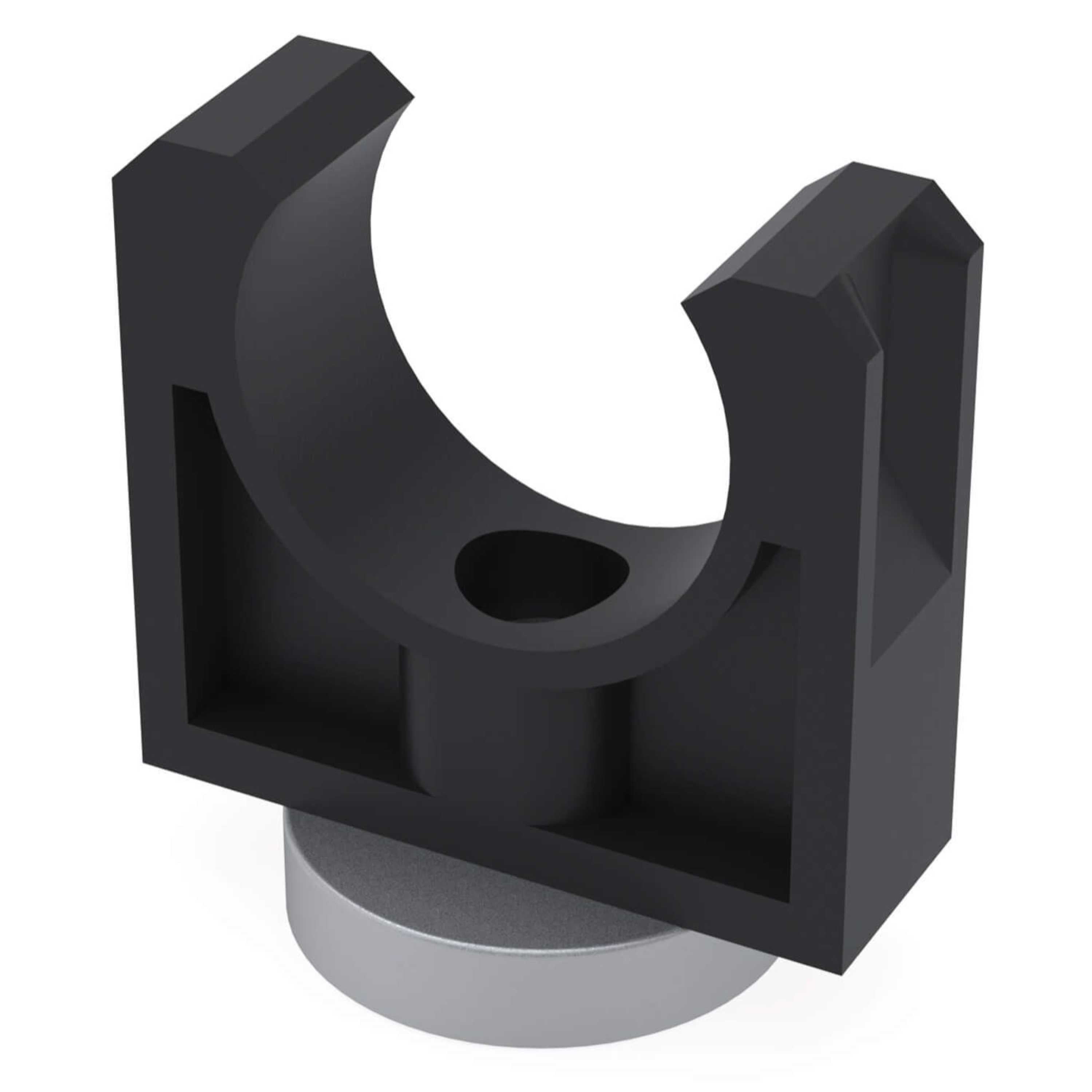 b.safe Magnet Holder for Waste Pipes (L x Ø x H 48 x 32 x 51 mm ) (PE )
