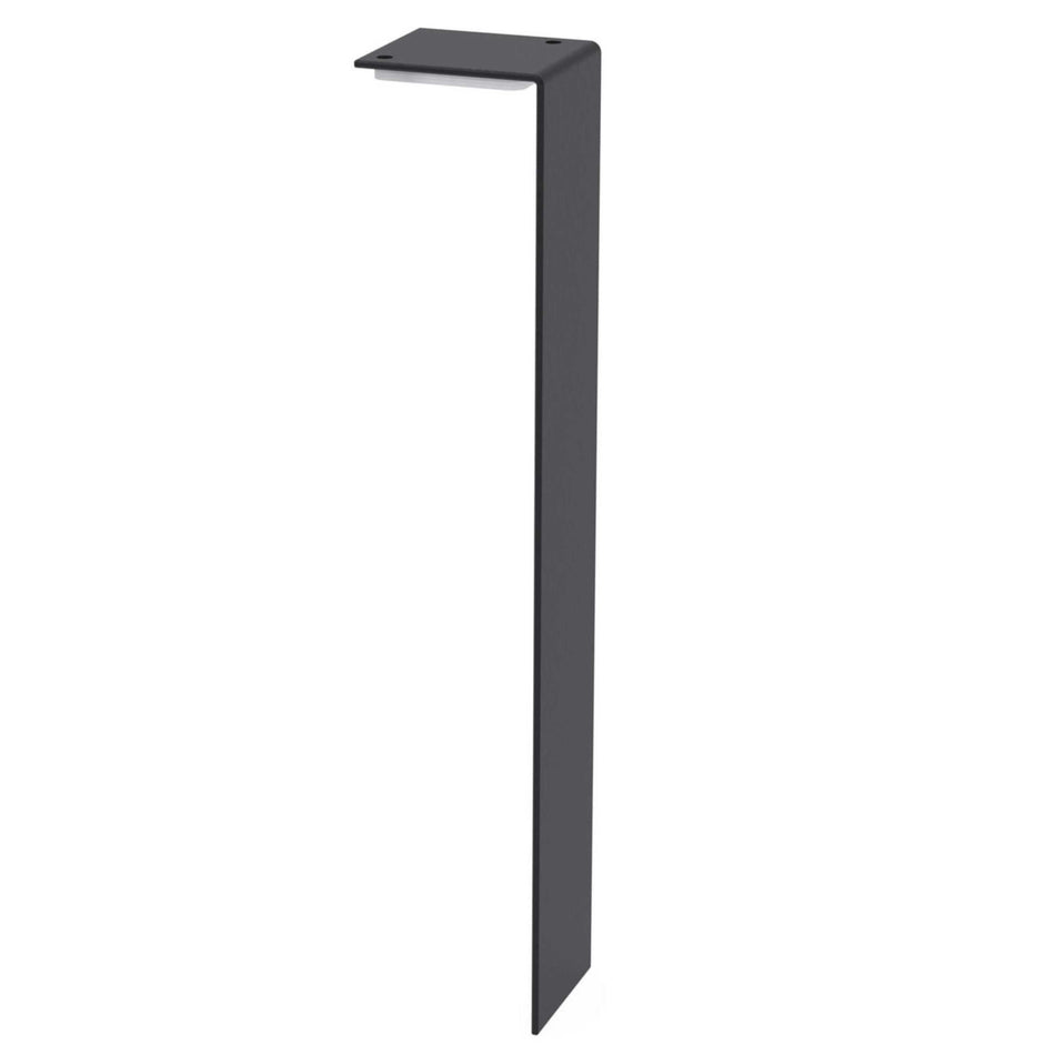 b.safe Desktop Mounting Bracket for Waste Pipes (L x B 260 x 44 mm ) (Steel )