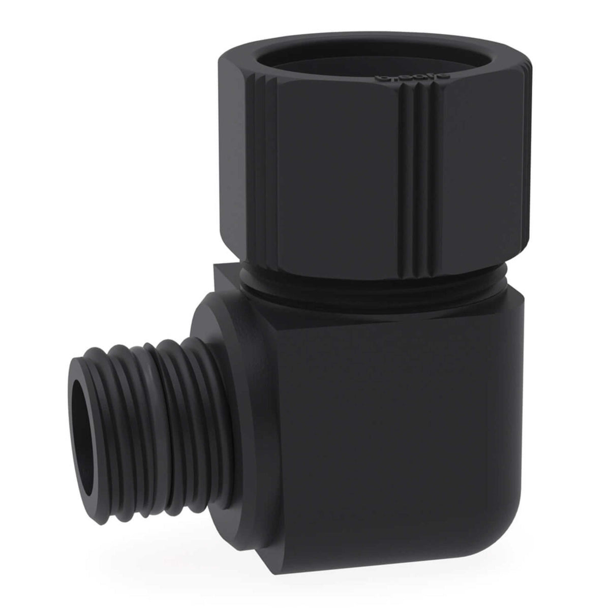 b.safe Angled Connector (90°, 1x Ø 32 mm, 1x GL25 (m) ) (PE-EX )