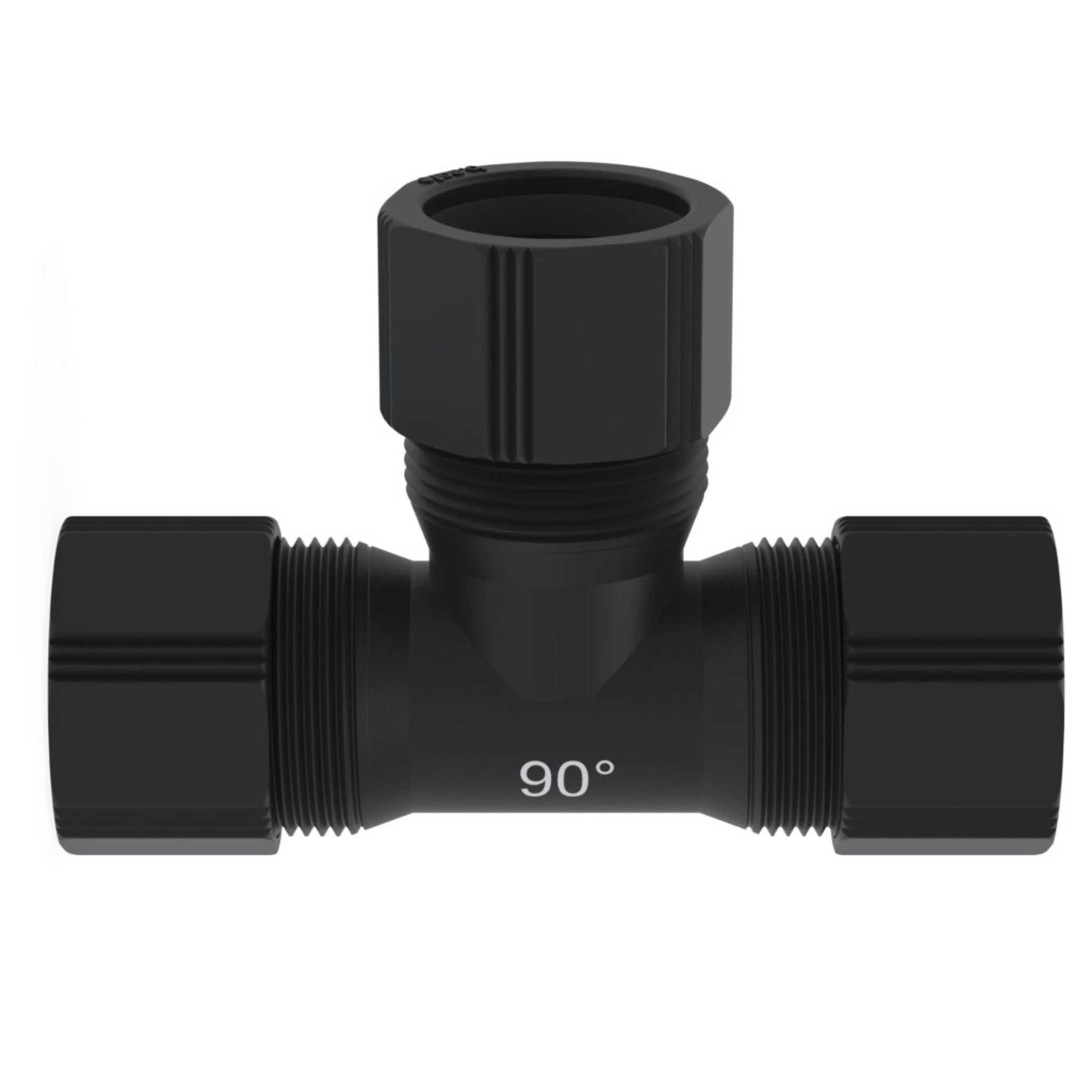 b.safe T-Connection Tubes for Waste Pipes (90°, L 125 mm, 3x Ø 32 mm ) (PE-EX )