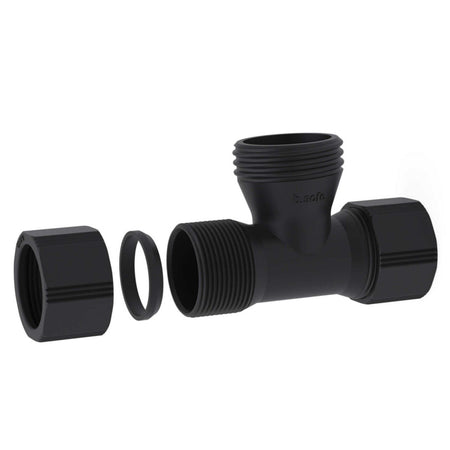 b.safe T-Connection Tubes for Waste Pipes (125 mm, 2x Ø 32 mm, 1x GL45 (m) ) (PE-EX )