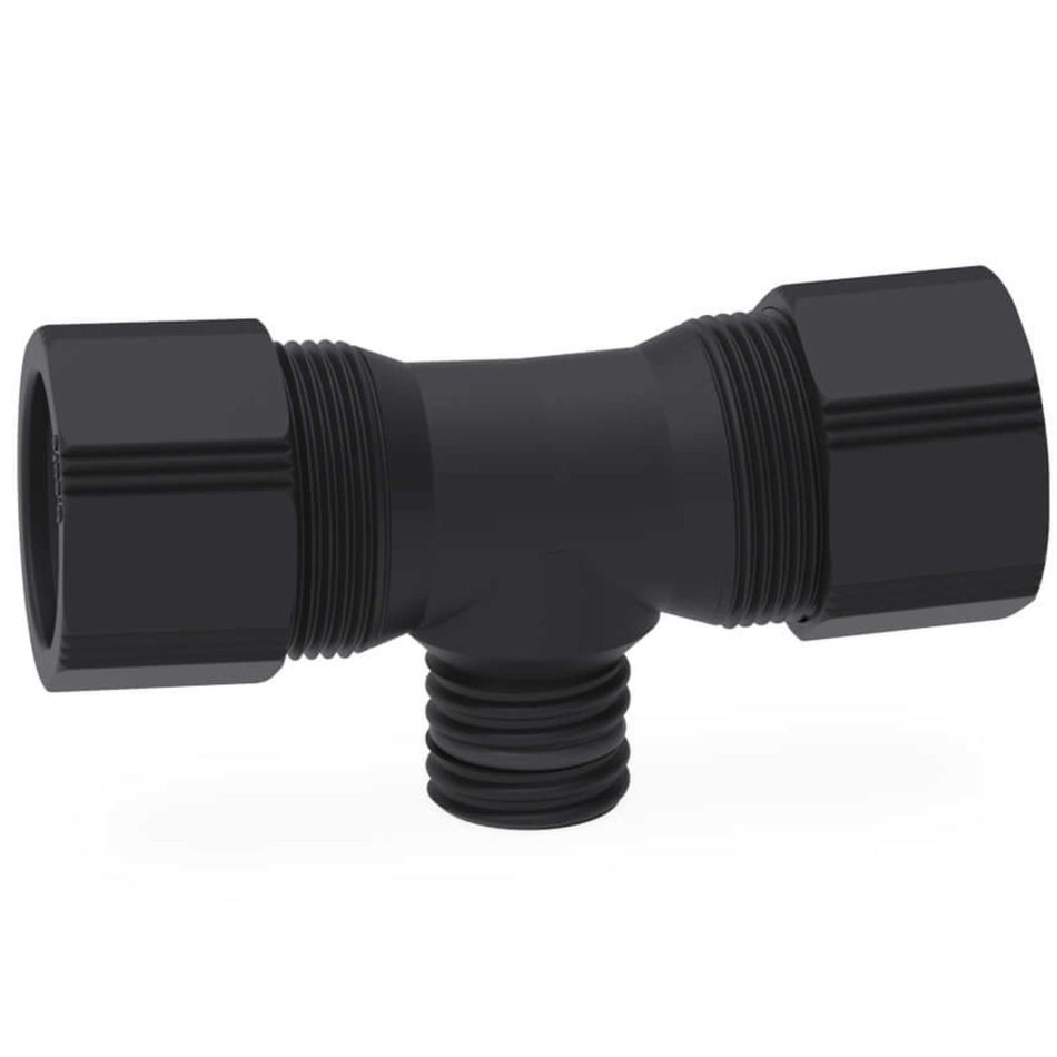 b.safe Y-Connection Tubes for Waste Pipes (L 120mm, 2x Ø 32 mm, 1x GL25 ) (PE-EX )