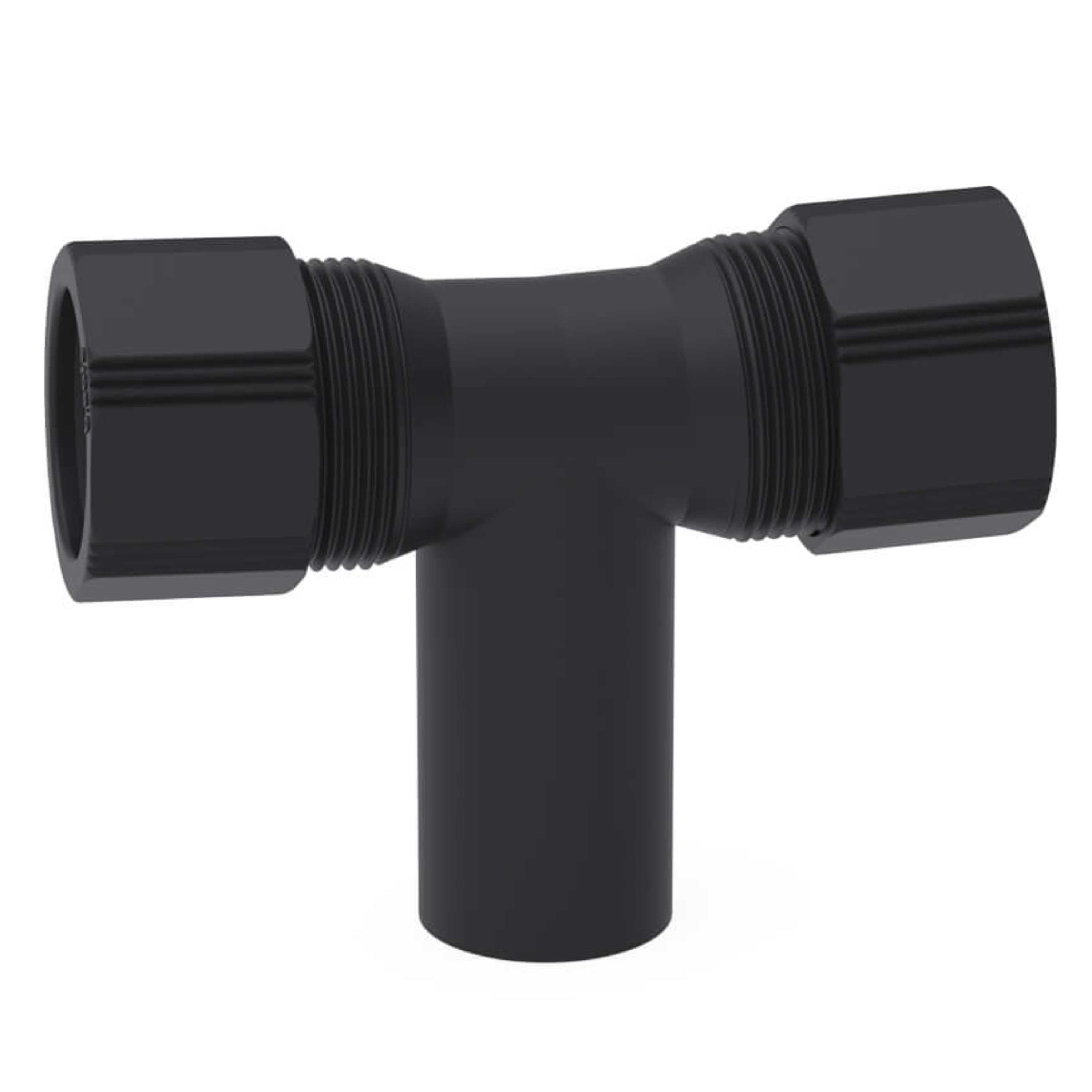 b.safe Y-Connection Tubes for Waste Pipes (L 120mm, 3x Ø 32 mm ) (PE-EX ) - Bio Lab Consumables - b.safe - MSE Supplies