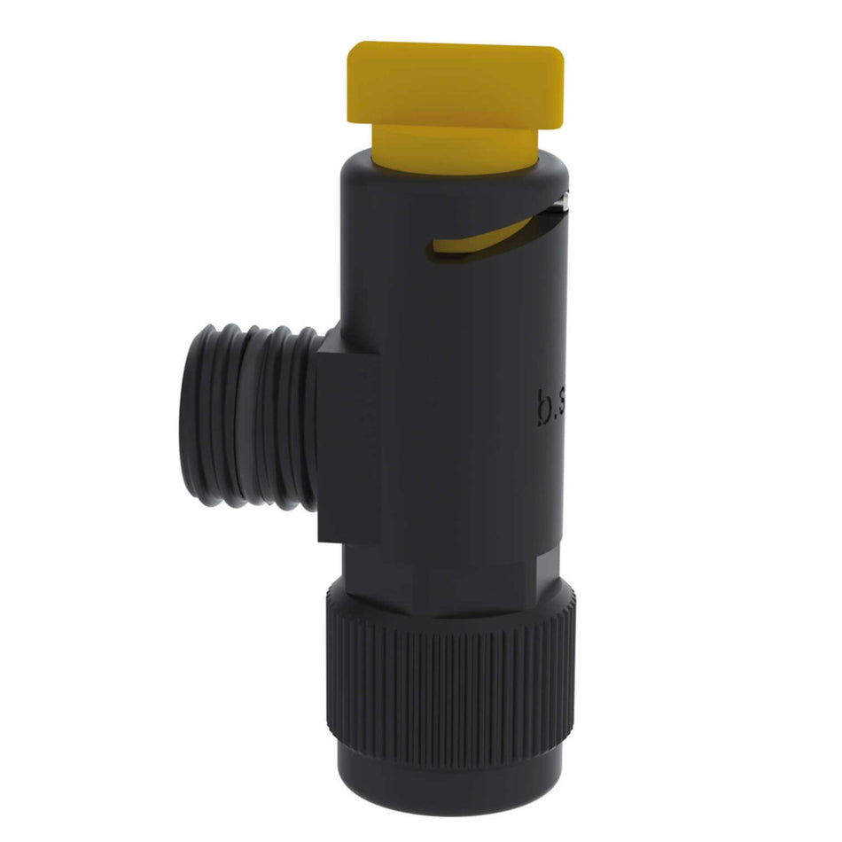 b.safe Elbow Stopcock (90°, GL25 (m) - GL25 (f) ) (PE-EX/PPS )