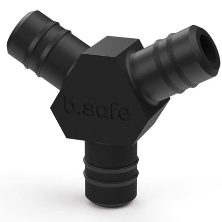 b.safe Y-Hose Connector for Venting Hose (3x Ø 10,8 mm ) (PE-EX )