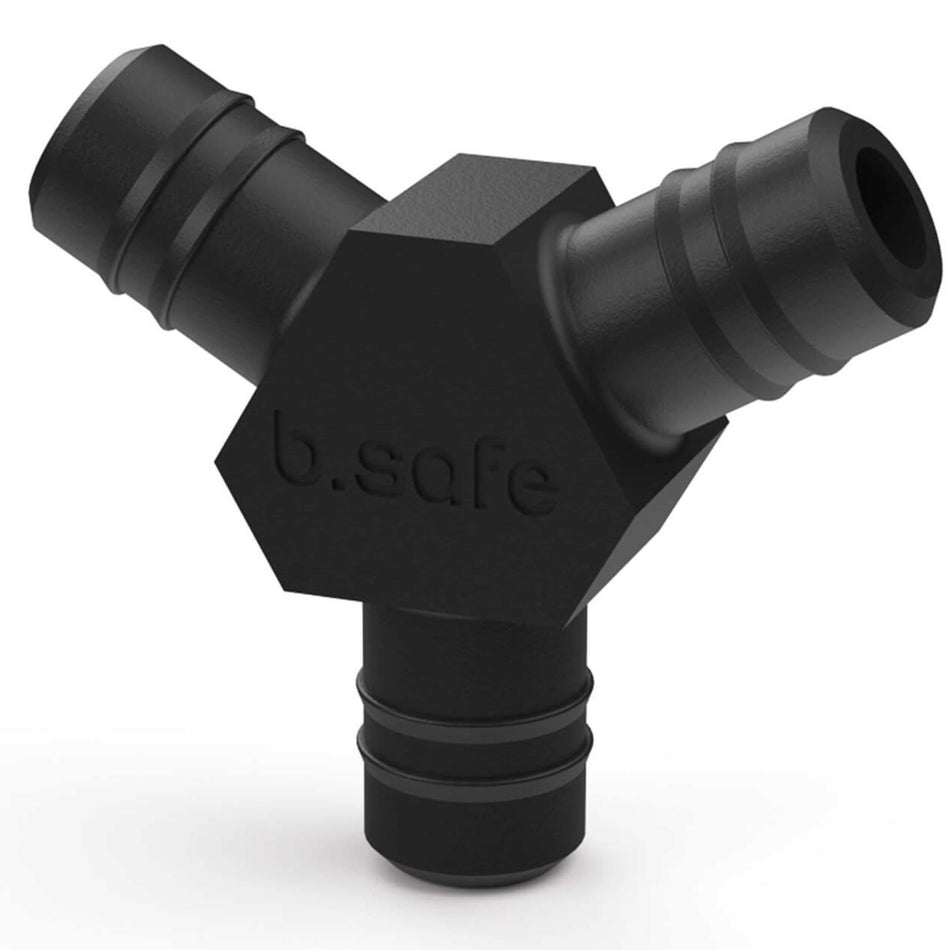 b.safe Y-Hose Connector for Venting Hose (3x Ø 10,8 mm ) (PE-EX )