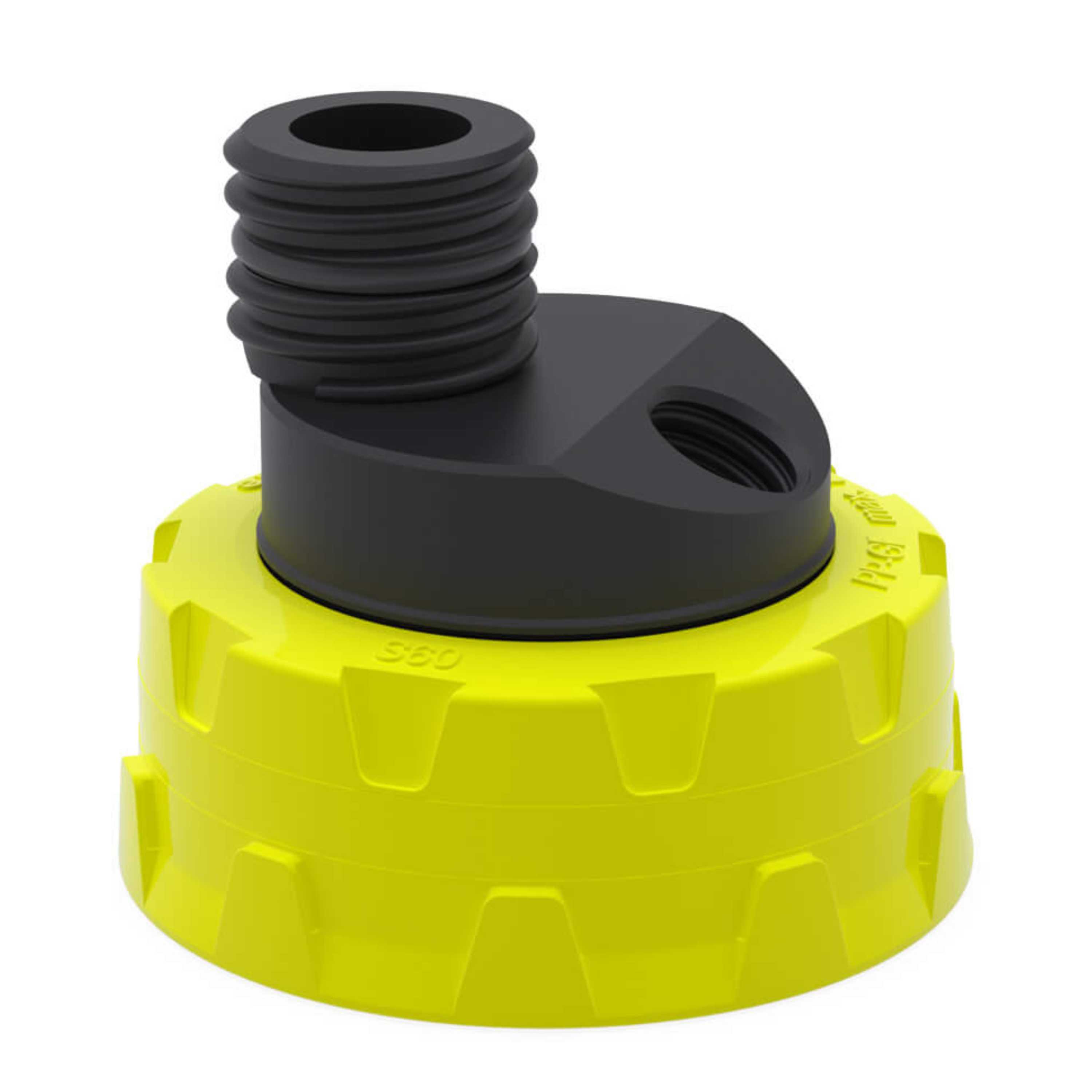 b.safe System Waste Caps (S60, 1xGL25 (m), 1xGL14 (f) ) (PE-EX/PP-GF )