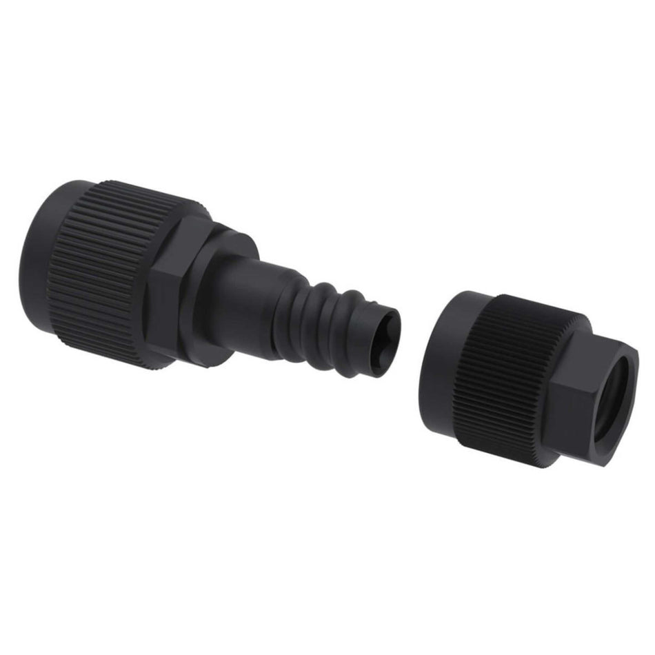 b.safe Screw Joint for Waste Tube (GL25 (f), Ø 13,5 x 18 mm ) (PTFE-EX/PE-EX/PPS )