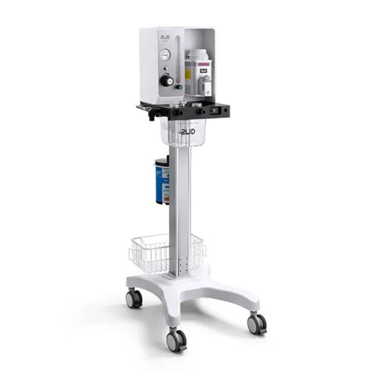 RWD Veterinary Anesthesia Machine-Pole Mount,Isoflurane,Easy Fill