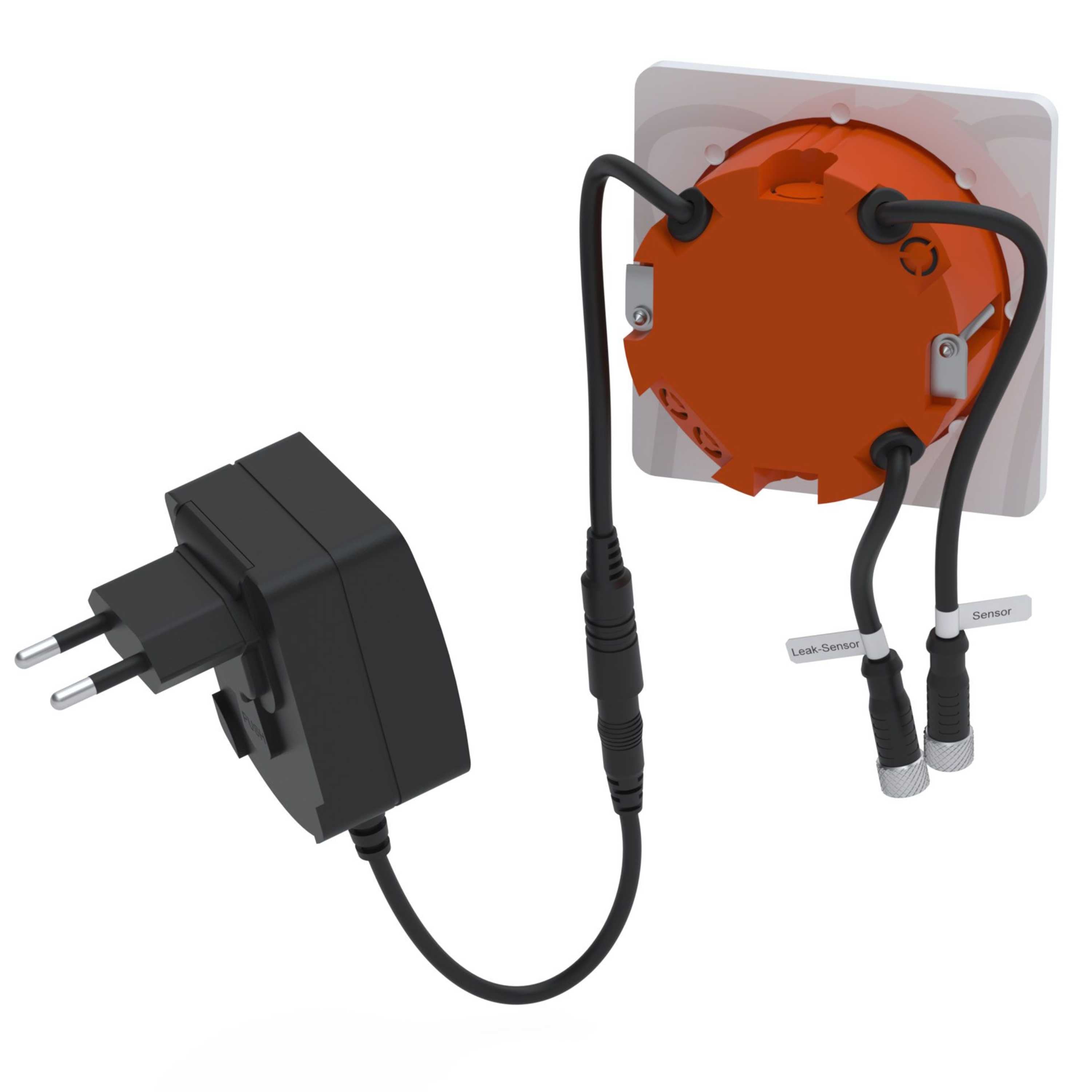 b.safe Mini-Display Leak-Sensor (L 85 x H 85 x T 37 mm ) (div. )
